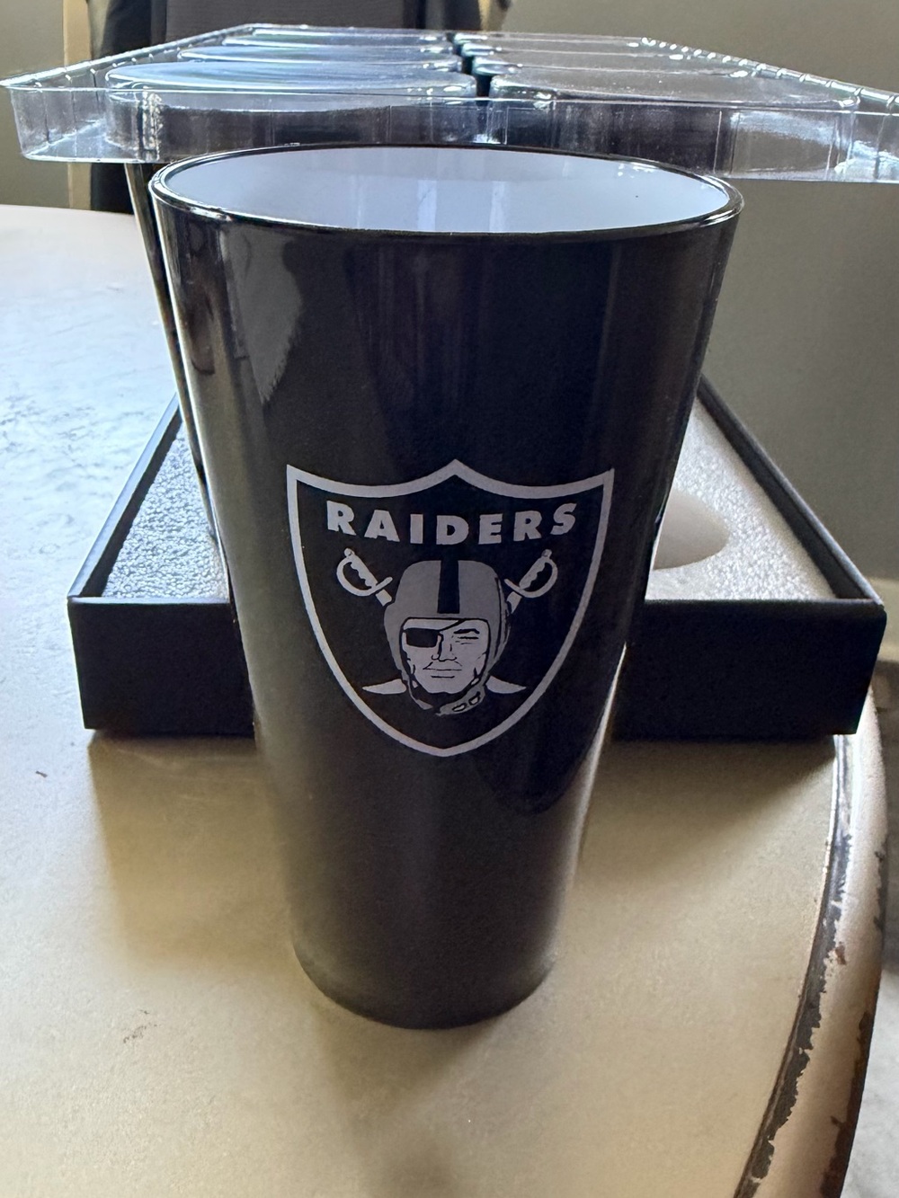 Raiders acrylic cups